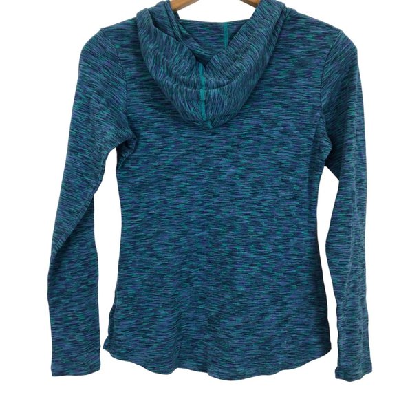 Columbia Activewear Women’s Pullover Hoodie Cotton Poly Long Sleeve Blue Medium - Picture 2 of 8